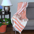 Reversible Wearable Cotton Throw: 3 Colors