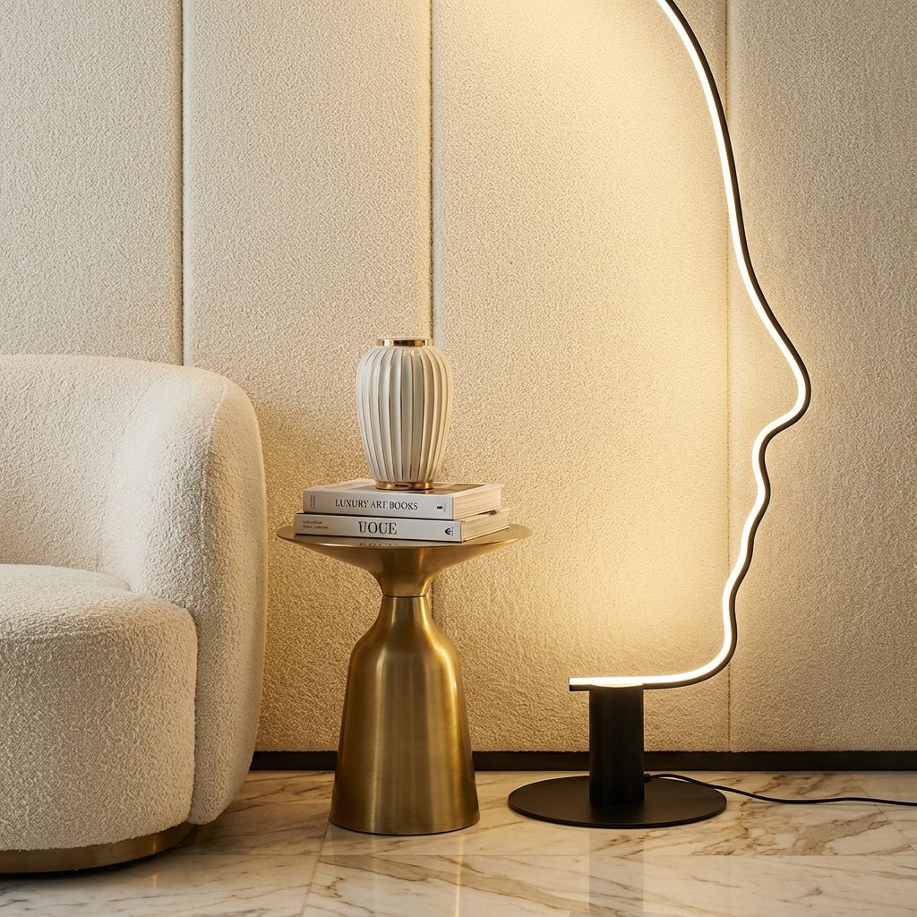 Reykjavik Face Profile Floor Lamp