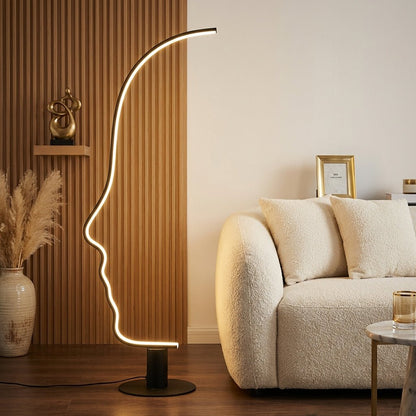 Reykjavik Face Profile Floor Lamp
