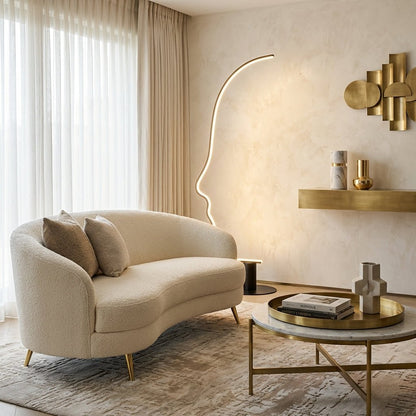 Reykjavik Face Profile Floor Lamp
