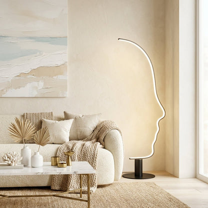 Reykjavik Face Profile Floor Lamp