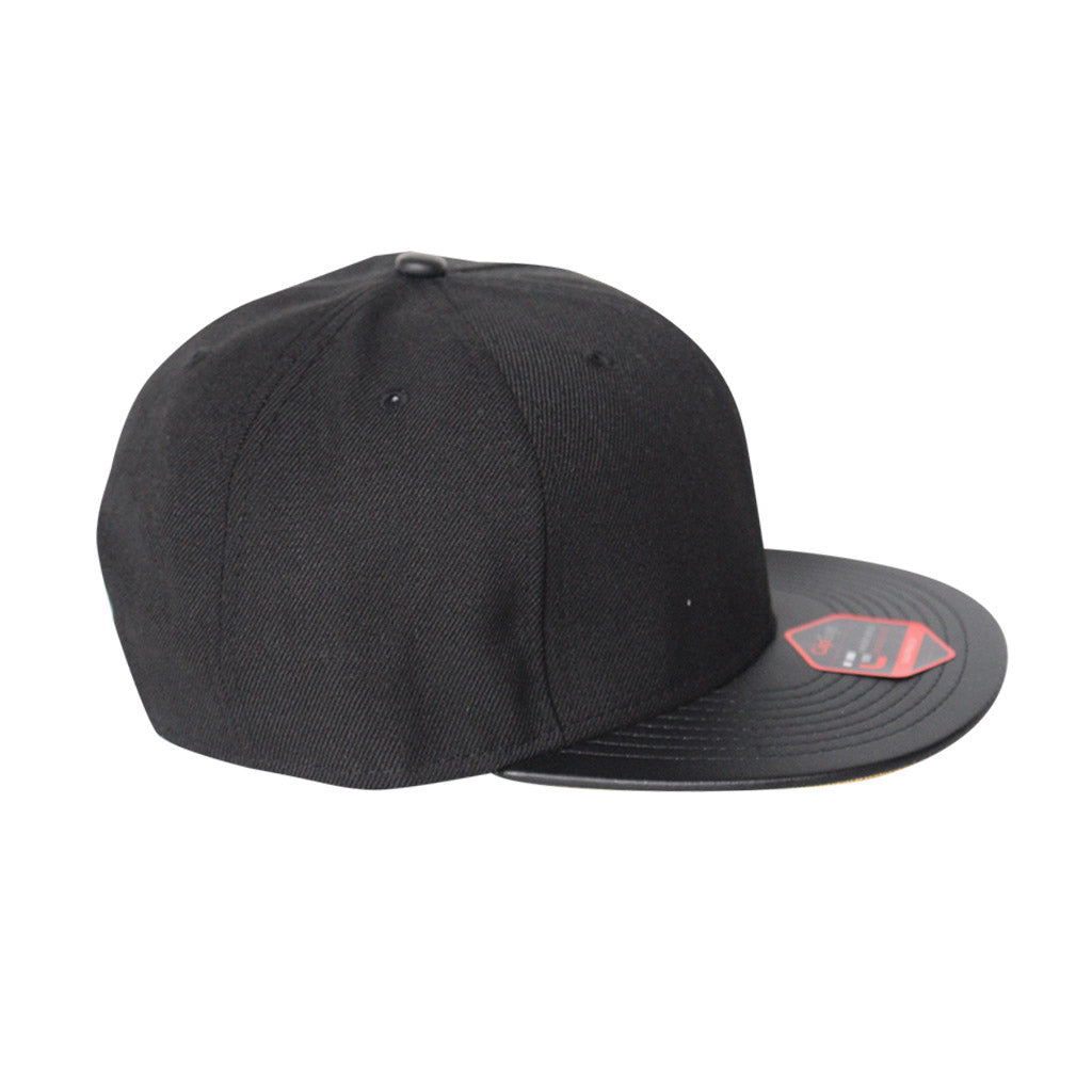 Origins - The Cap Guys TCG / Inspired Exclusives Black PU Brim And Gold Under Brim Snapback Cap