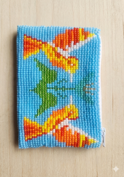 HummingBird Beaded coin purses
