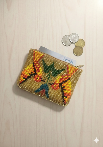 HummingBird Beaded coin purses