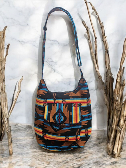 brown Matoaka Crossbody Bag
