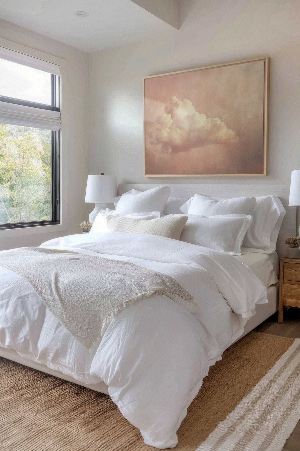ROSE MIST, Oeuvre sur toile étirée