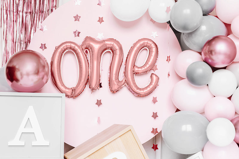 Rose Gold One Balloon
