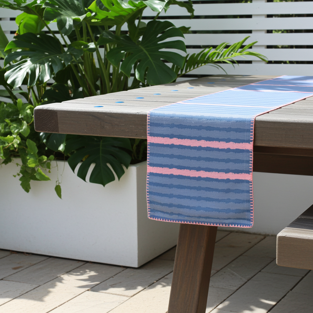 Color Accented Deluxe Table Runner-2 Colors