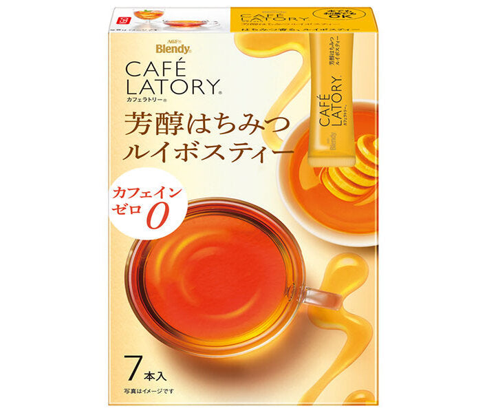 AGF ブレンディ カフェラトリー スティック 芳醇はちみつルイボスティー (5.0g×7本)×24箱入【日本出荷】