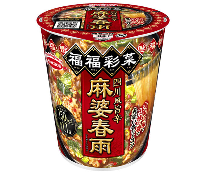 エースコック 福福彩菜 四川風旨辛麻婆春雨 41g×12個入【日本出荷】