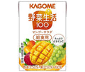 Kagome Yasai Seikatsu 100 Mango Salad for School Lunch 100ml Paper Pack x 30 pieces [Shipped in Japan]