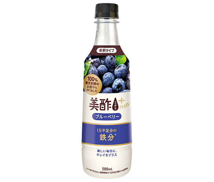 CJ Japan Micho Plus Blueberry 500ml plastic bottle x 24 bottles [shipped in Japan]