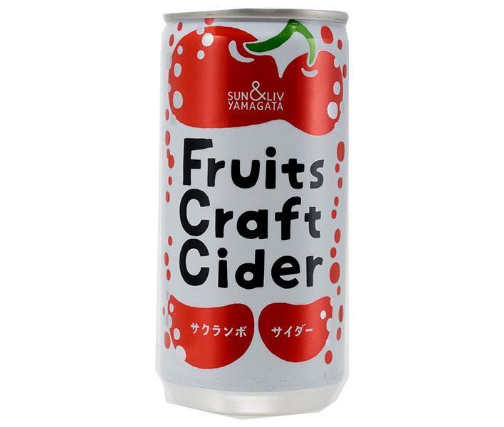 Yamagata Foods FruitsCraftCider Cherries 200ml cans x 30 pieces [shipped in Japan]