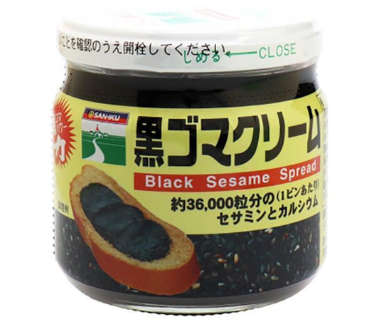 Saniku Foods Black Sesame Cream (Small) 135g bottle x 12 pieces [Shipped in Japan]