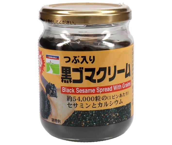 三育フーズ つぶ入り黒ゴマクリーム 190g瓶×12(6×2)個入【日本出荷】