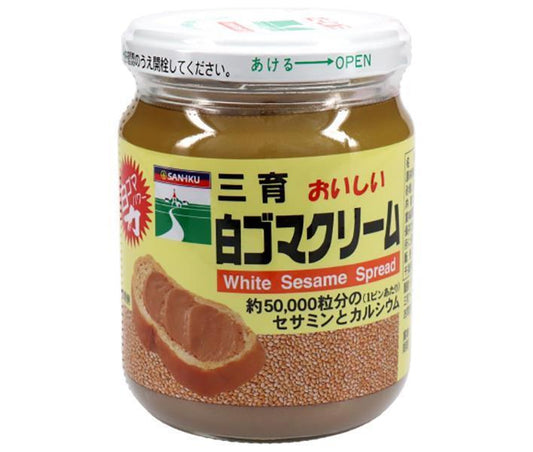 Saniku Foods White Sesame Cream 190g bottle x 12 (6 x 2) pieces [Shipped in Japan]