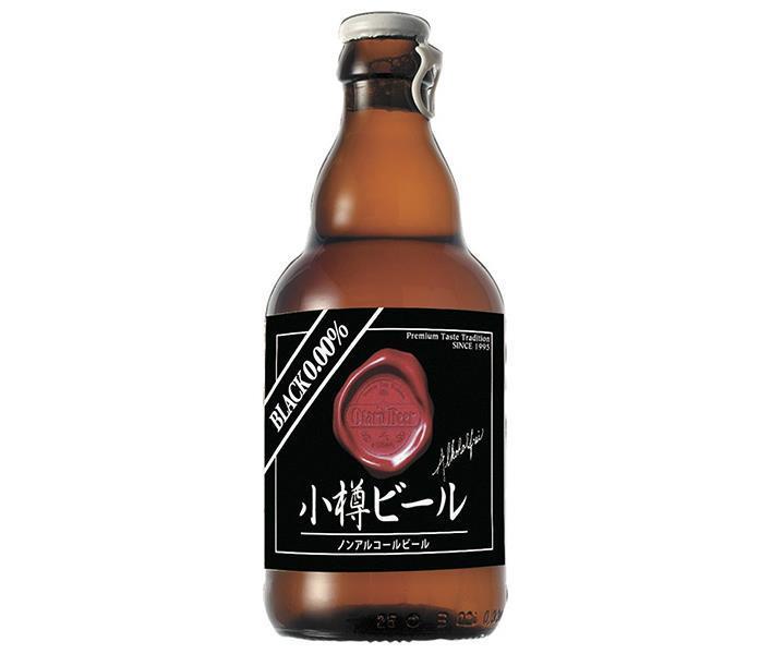Aleph Otaru Beer Non-Alcoholic Beer Black 330ml bottle x 24 bottles [Shipped in Japan]