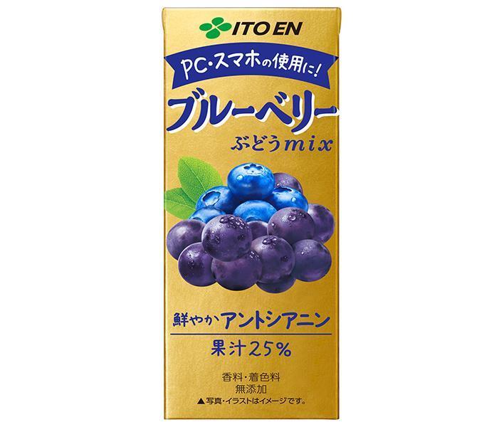 Itoen Blueberry Grape Mix 200ml paper pack x 24 pieces [shipped in Japan]