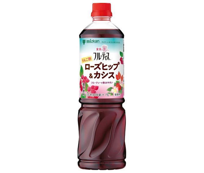 Mitsukan Commercial Fruitis Apple Cider Vinegar Rosehip & Cassis 1000ml PET bottles x 8 bottles [Shipped in Japan]