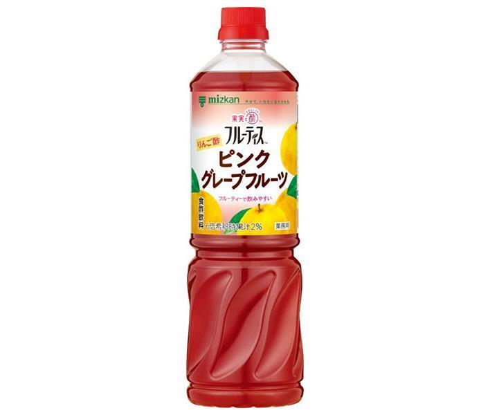 Mizkan Commercial Fruitis Apple Cider Vinegar Pink Grapefruit 1000ml plastic bottles x 8 bottles [shipped in Japan]