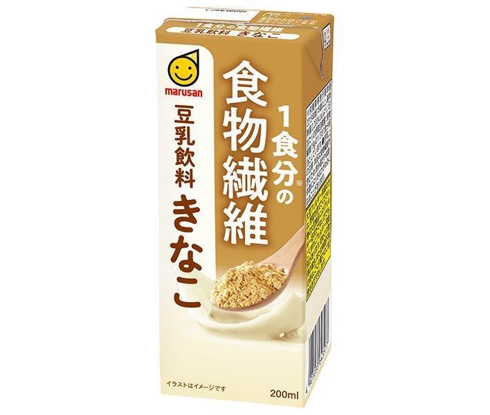 Marusan Ai 1 serving of dietary fiber soy milk drink Kinako 200ml paper pack x 24 bottles [shipped in Japan]