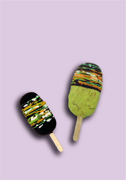 Pistachio Kataifi (Dubai Chocolate) Cone Dip Coating - 1.5 KG Bucket - Rubicone Canada - Made in Italy - Ships Free Within Canada on Orders Above CAD $199