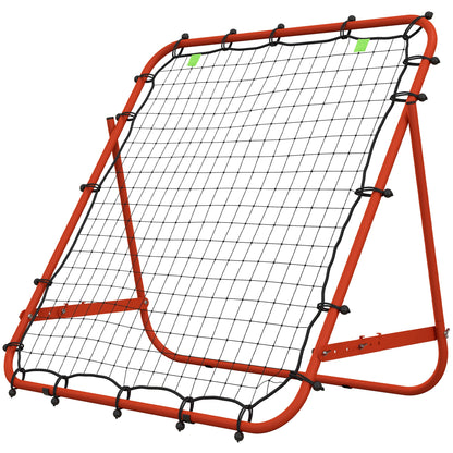 Volleyball Rebounder Net, Adjustable Soccer Rebounder, Baseball Volleyball Training Equipment Aid, Blue