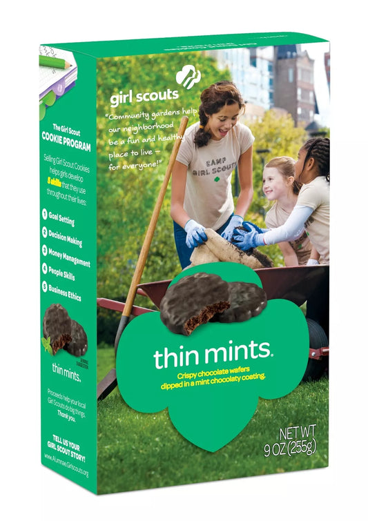 Girl Scouts Thin Mint Cookies, 255g