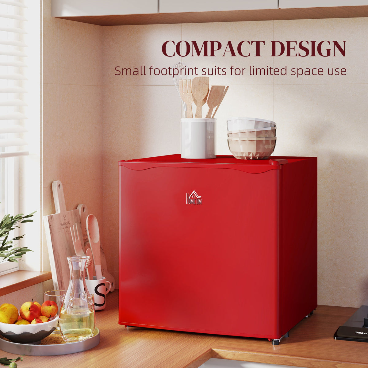 1.1 Cu. Ft. Mini Freezer, Compact Upright Freezer with Reversible Door, Removable Shelf, Adjustable Temperature, Black