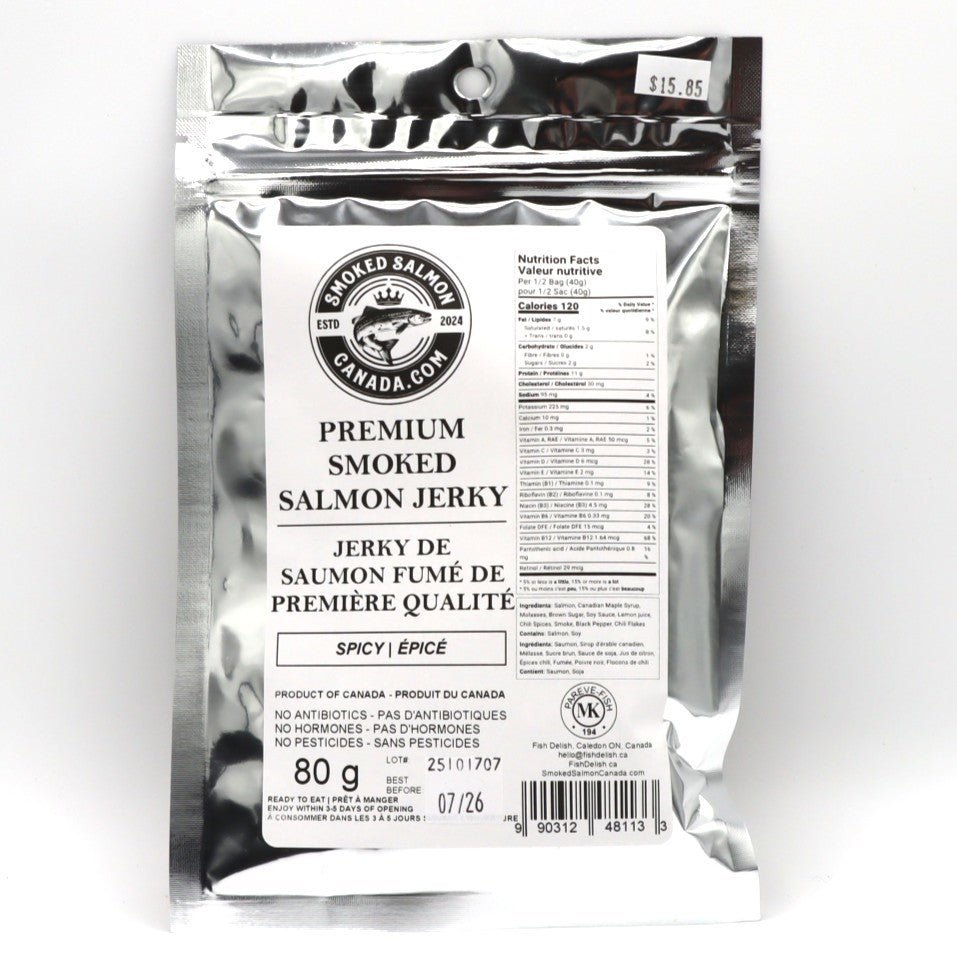 Salmon Smoked Jerky - Products Added