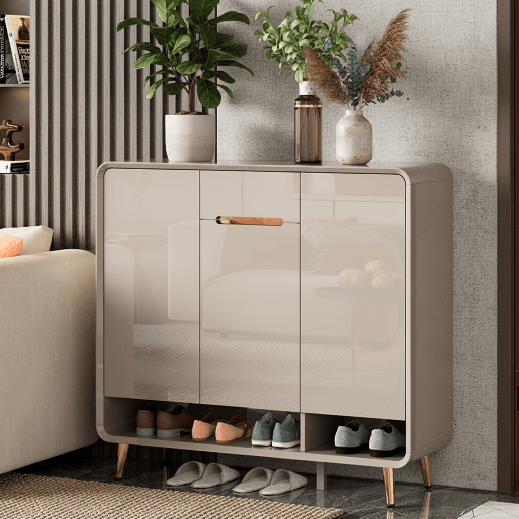 SC33 Ceramic Top Shoe Cabinet