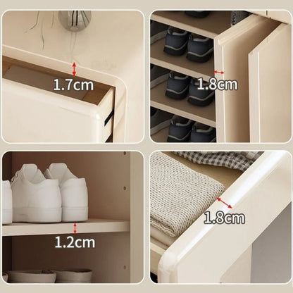 SC38 White Shoe Cabinet
