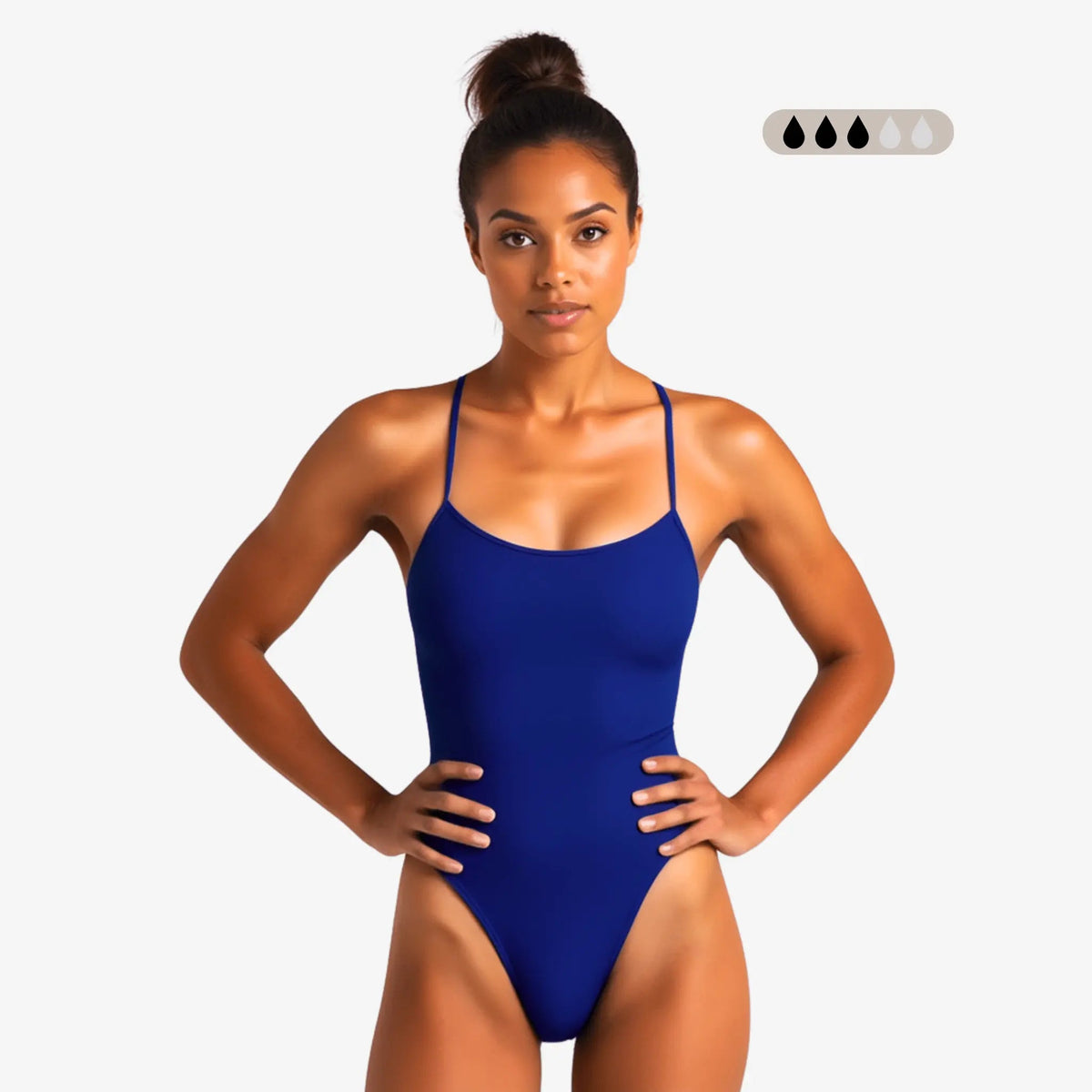 SecureFlo Cobalt Tie-Back One Piece Period Swimsuit by Norca