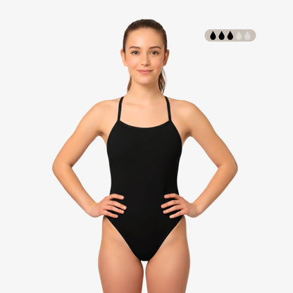SecureFlo Onyx Tie-Back One Piece Period Swimsuit by Norca