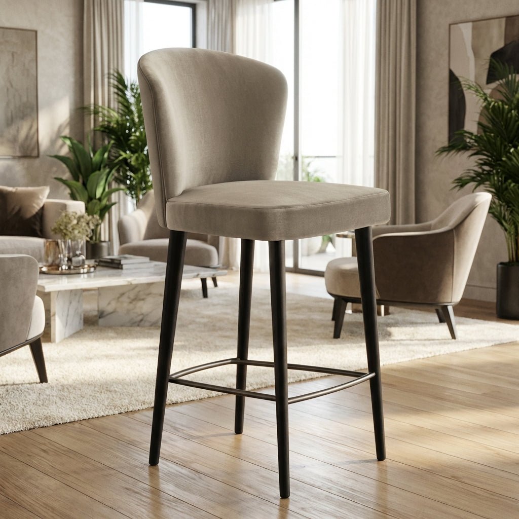 Set of Four Silhouette Counter Stools