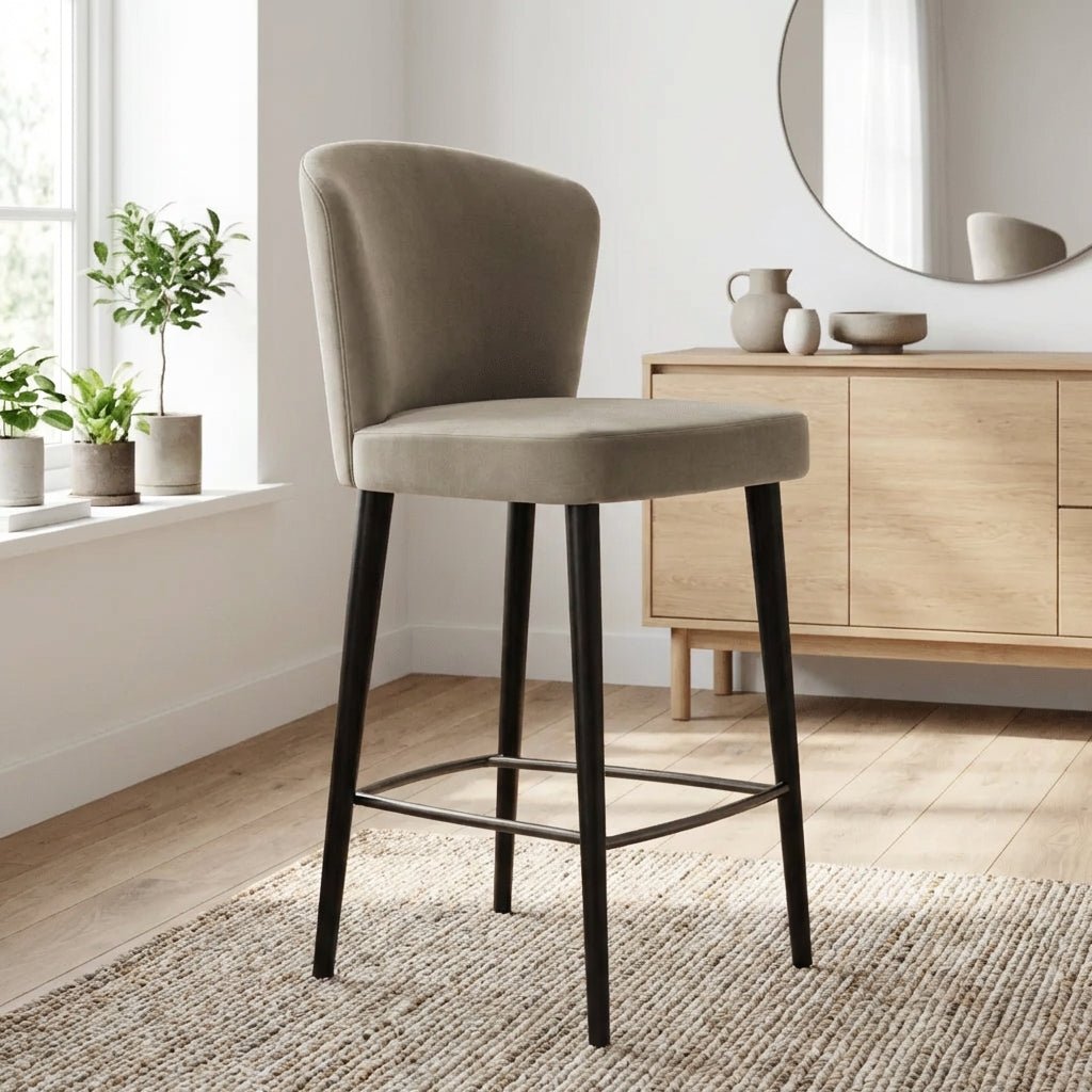 Set of Four Silhouette Counter Stools