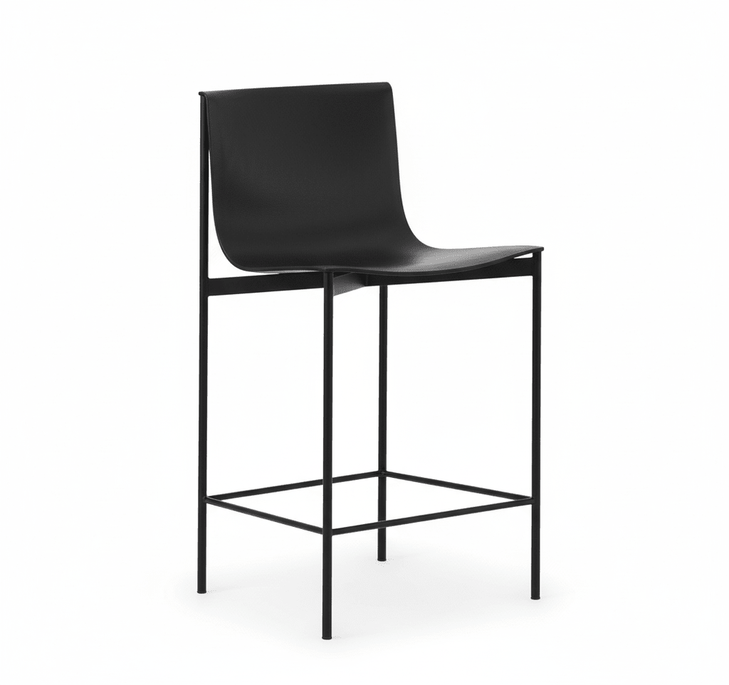 Set of Two Alto Modern High-Back Bar Stools