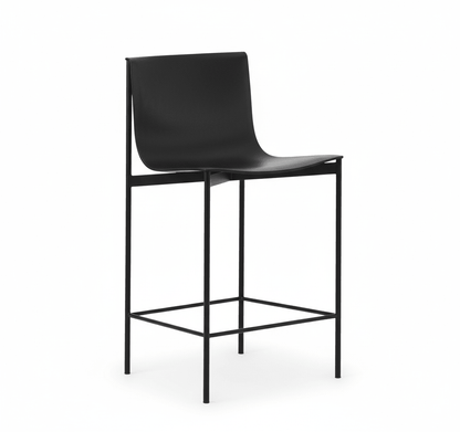 Set of Two Alto Modern High-Back Bar Stools