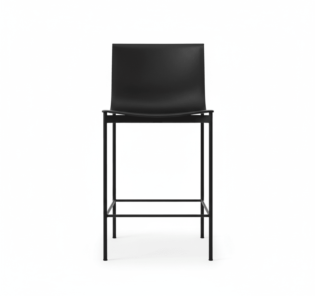 Set of Two Alto Modern High-Back Bar Stools