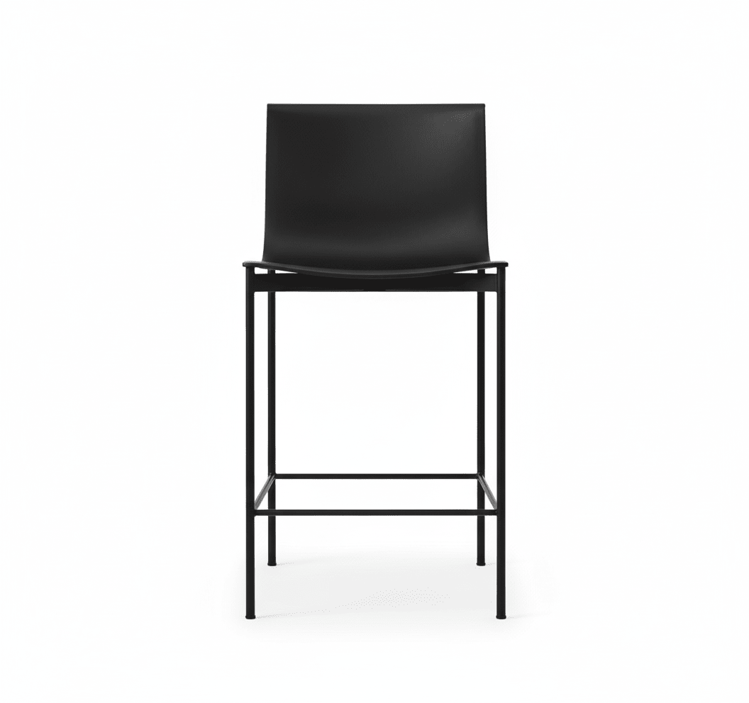 Set of Two Alto Modern High-Back Bar Stools