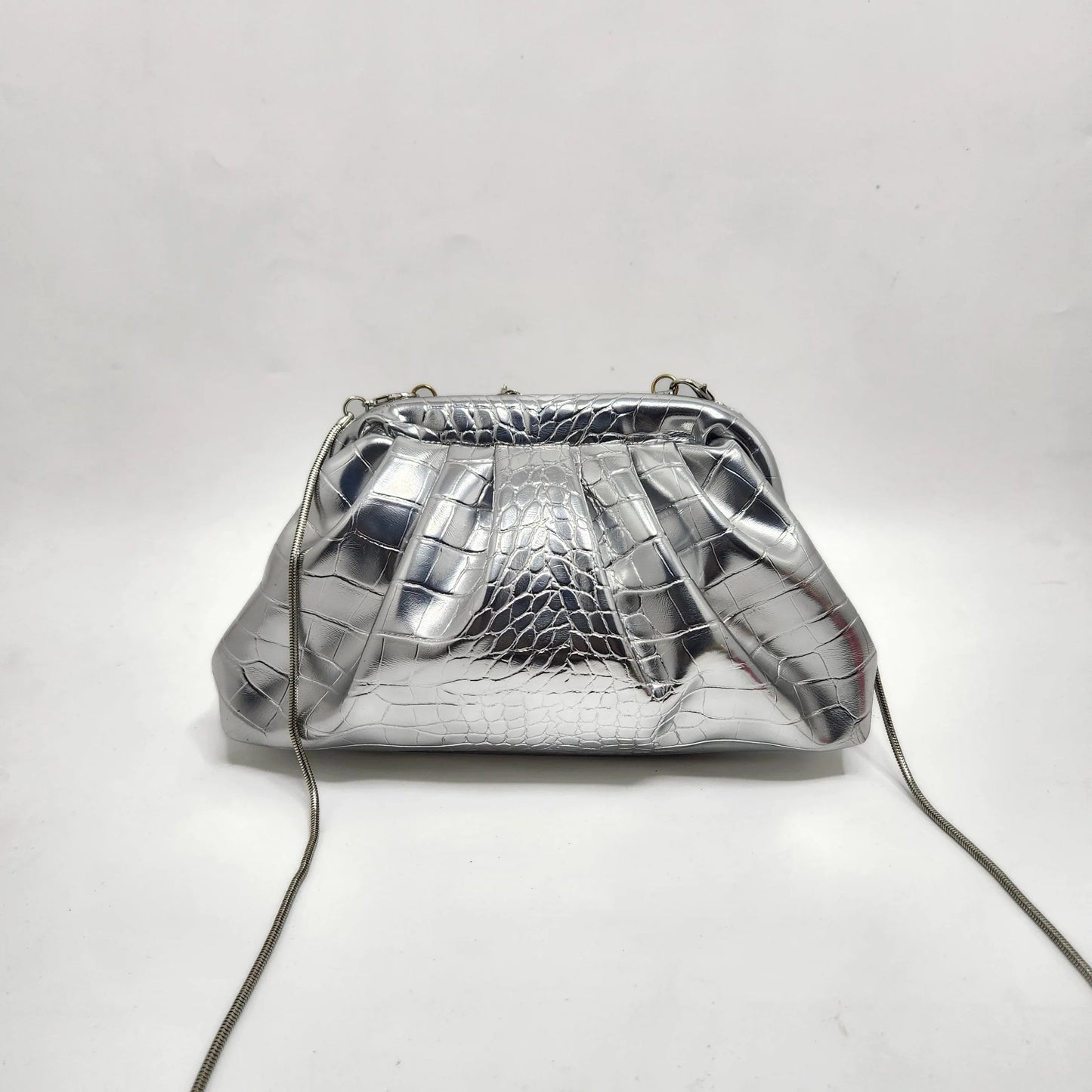 Silver Gallop Cloud Clutch - Products Added