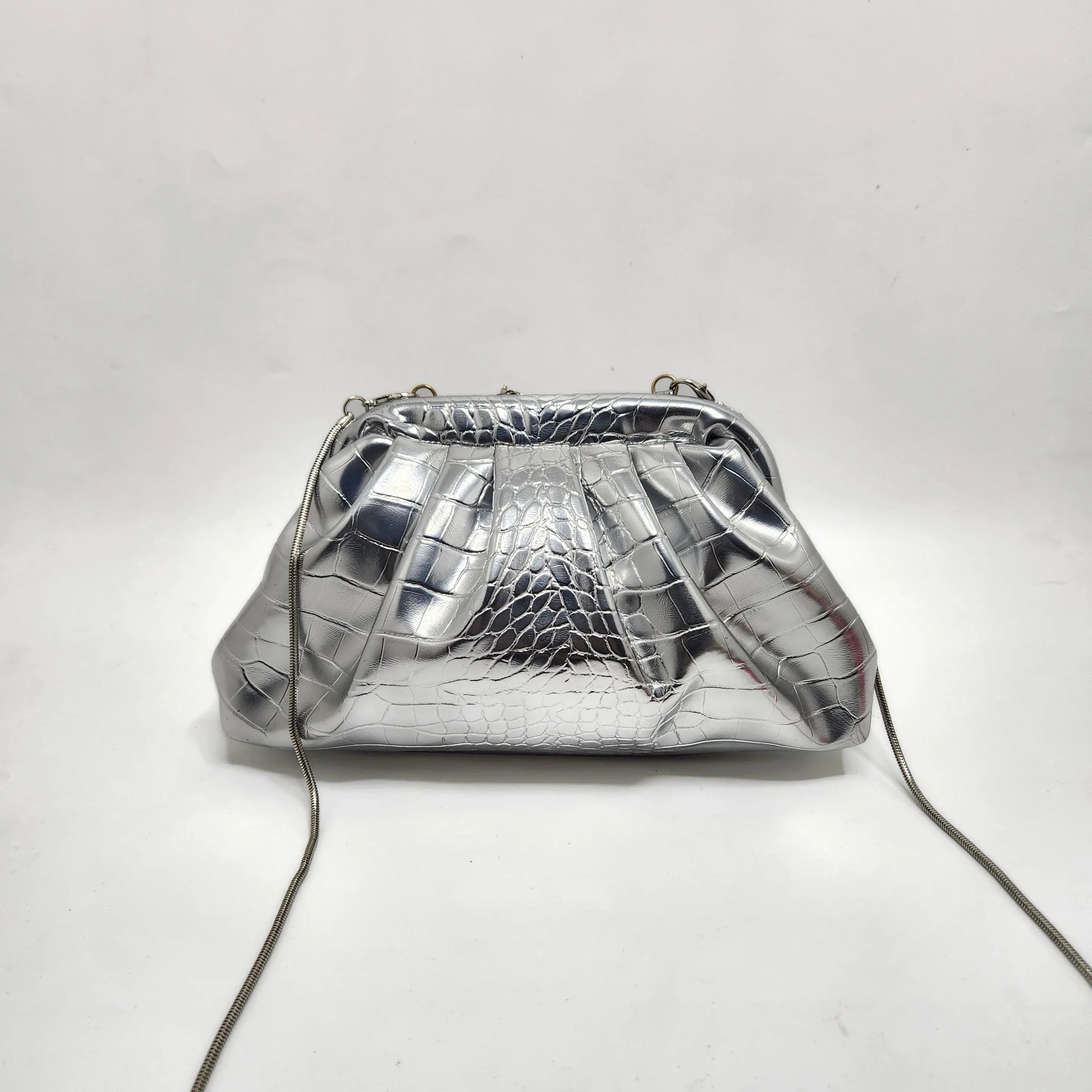 Silver Gallop Cloud Clutch - Products Added