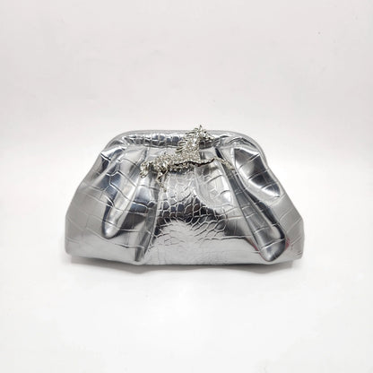 Silver Gallop Cloud Clutch - Products Added