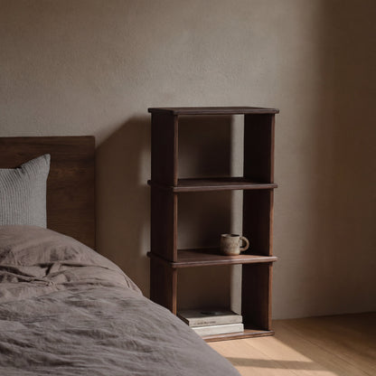 Small bookshelf in walnut