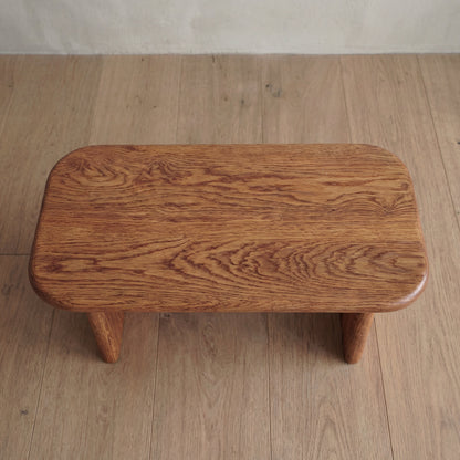 40 inch coffee table in red oak