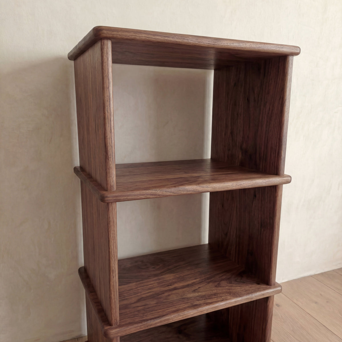 Small bookshelf in walnut