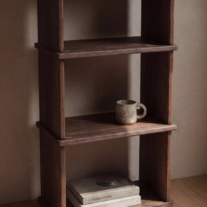Small bookshelf in walnut