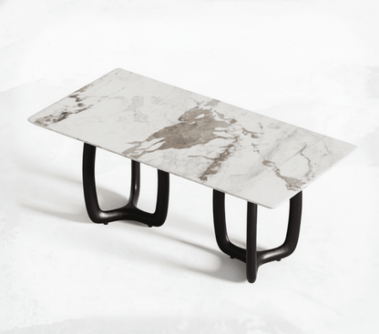 Smoky Black Ash Wood Dining Table