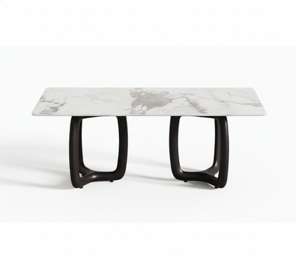 Smoky Black Ash Wood Dining Table