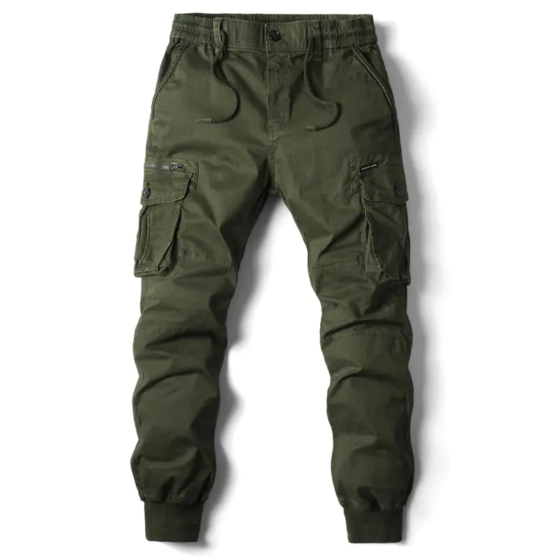 Men's Solid Color Casual Cargo Pants in Multiple Colors